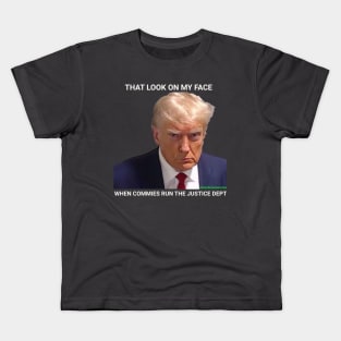 trump mugshot Kids T-Shirt